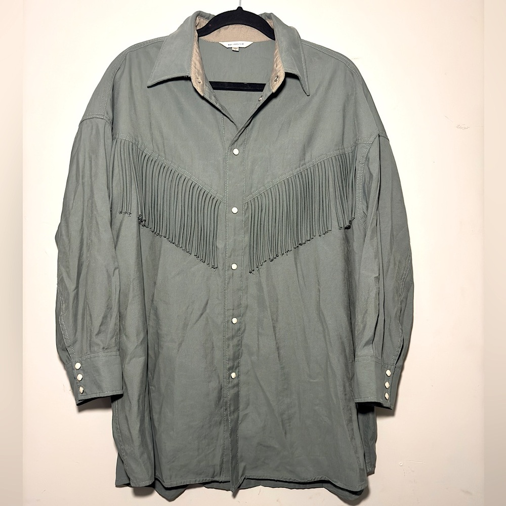 Moussy western Fringe Blouse